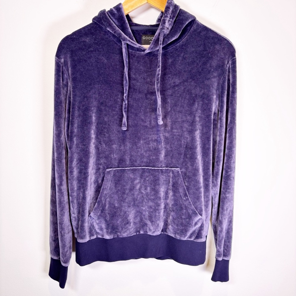Goodlife Velour Hoodie Sweatshirt
